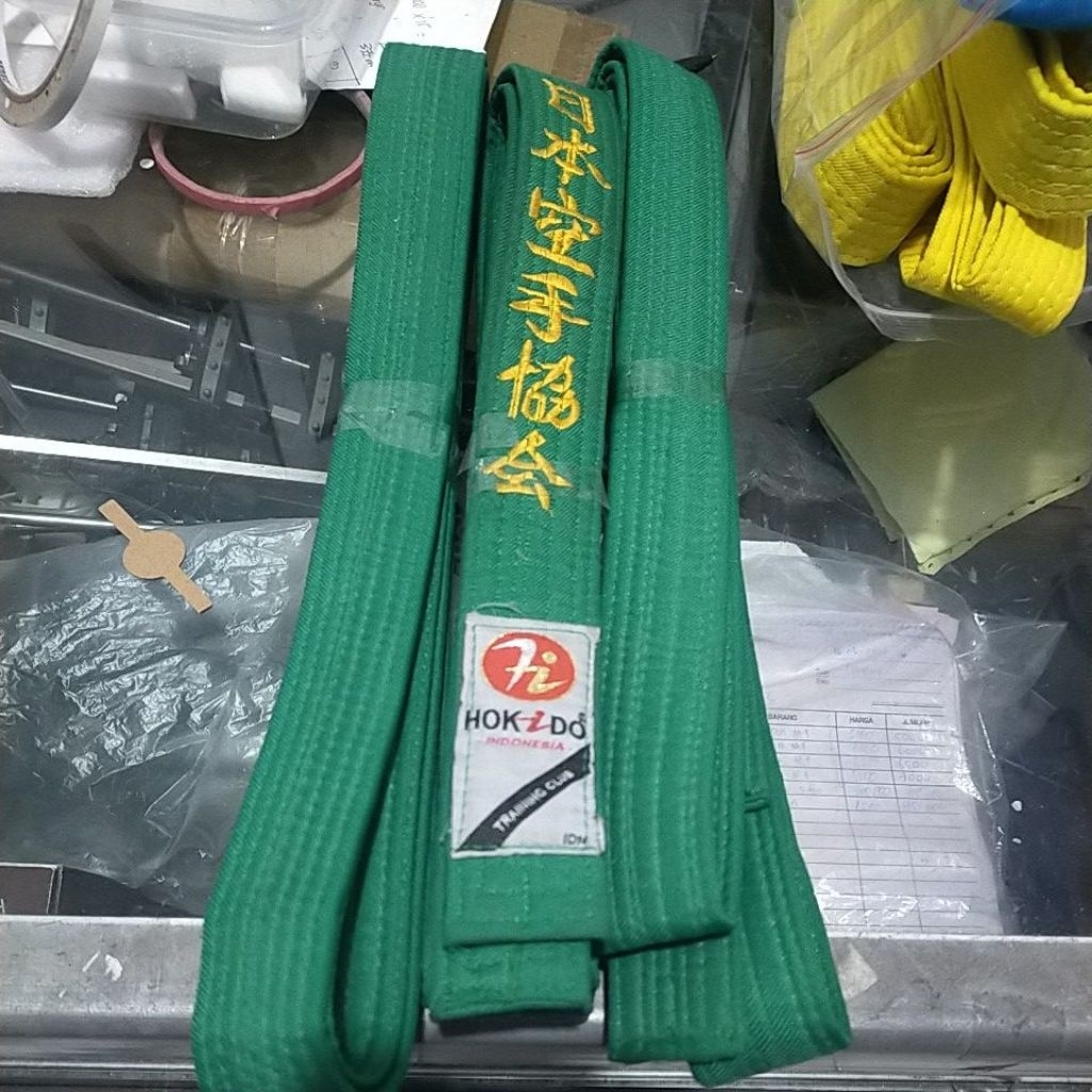 Sabuk hijau karate sabuk hijau hokido
