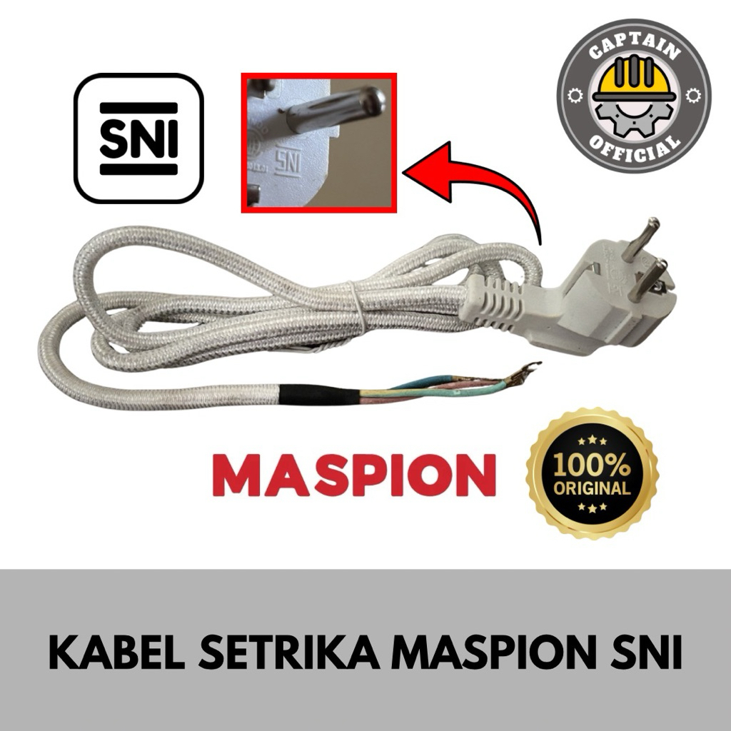 Kabel Setrika Maspion SNI