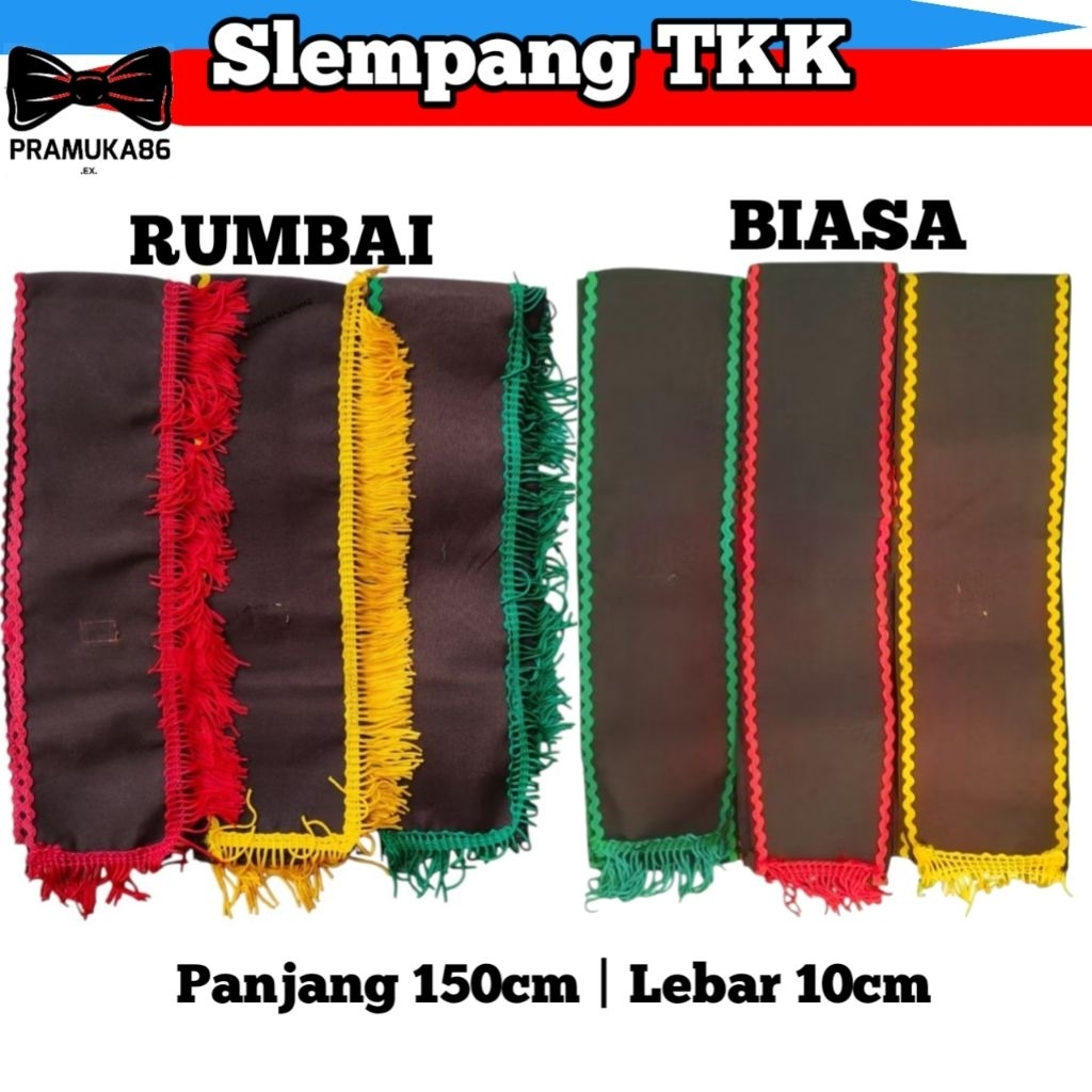 Slempang TKK Pramuka Siaga Penggalang Penegak / Tetampan TKK Rumbai Pramuka / Selempang TKK Pramuka 