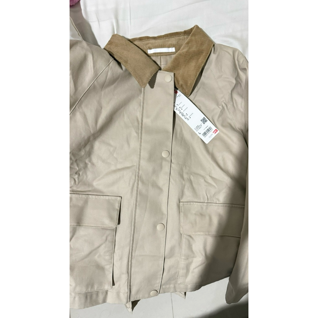 utility jacket uniqlo (beige new)