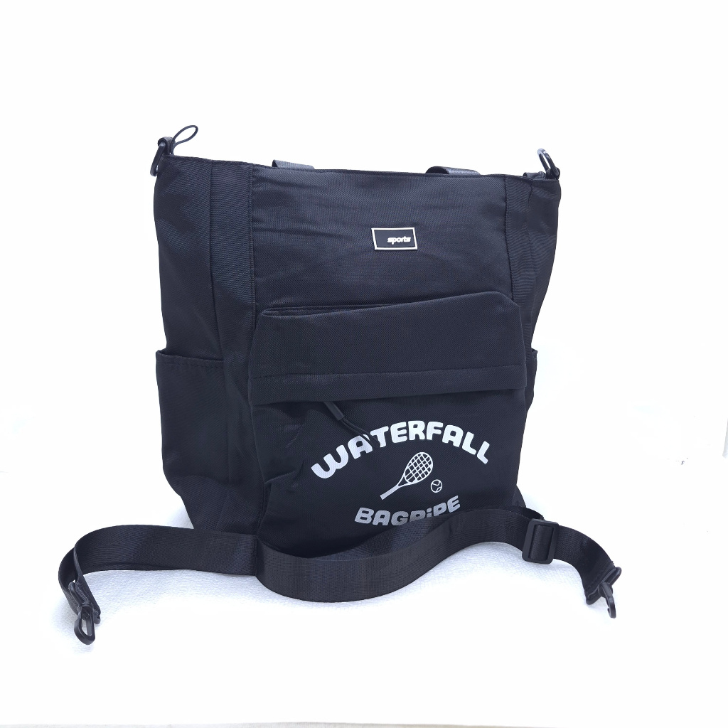 TAS PAKAIAN POLO PARASUT 3 RUANG TALI JINJING + PEREKAT BIG SIZE MURAH / TAS TRAVEL BRANDED COLORFUL