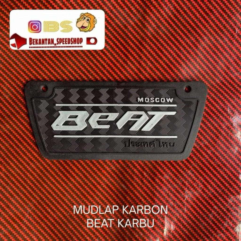 mudflap karbon beat karbu