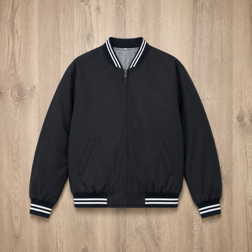 Jacket varsity baseball canvas black Original