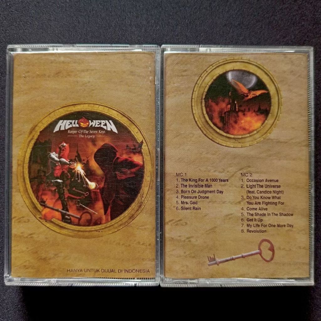 Kaset Helloween - Keeper Of The Seven Keys : The Legacy (Double Cassette)