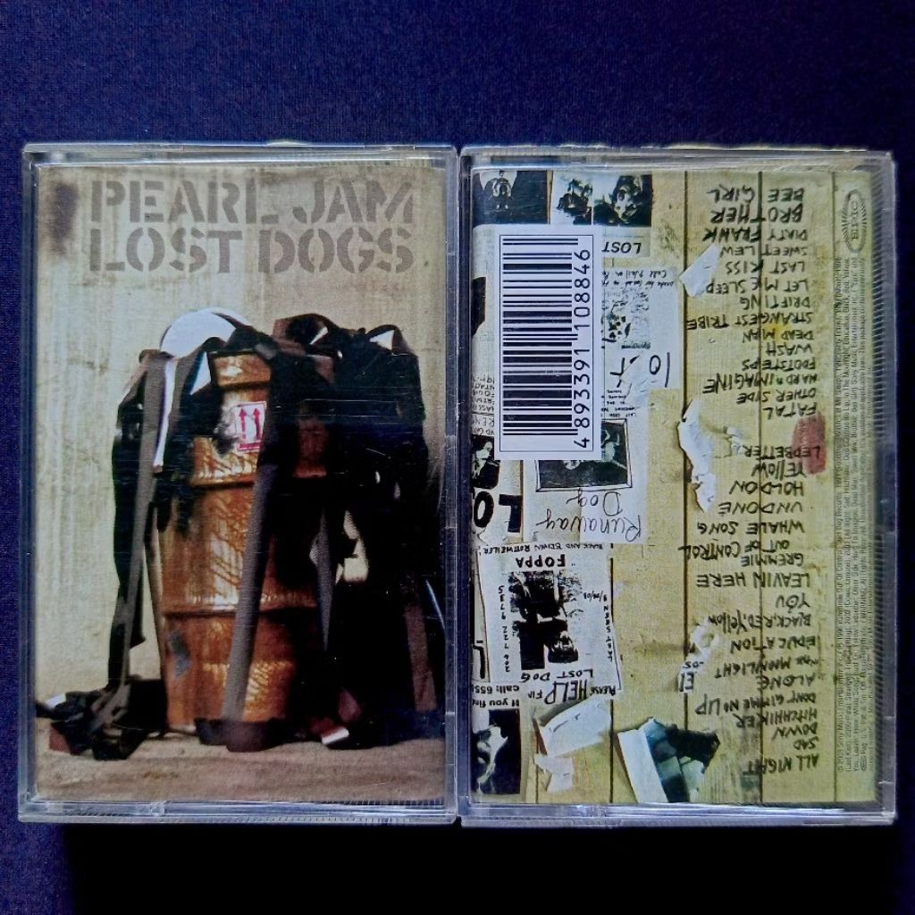 Kaset Pearl Jam - Lost Dogs (Double Cassette)