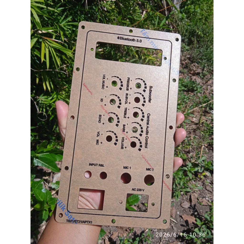 ZK TB21 + ZK AMP + MODUL MP3 + PANEL AC