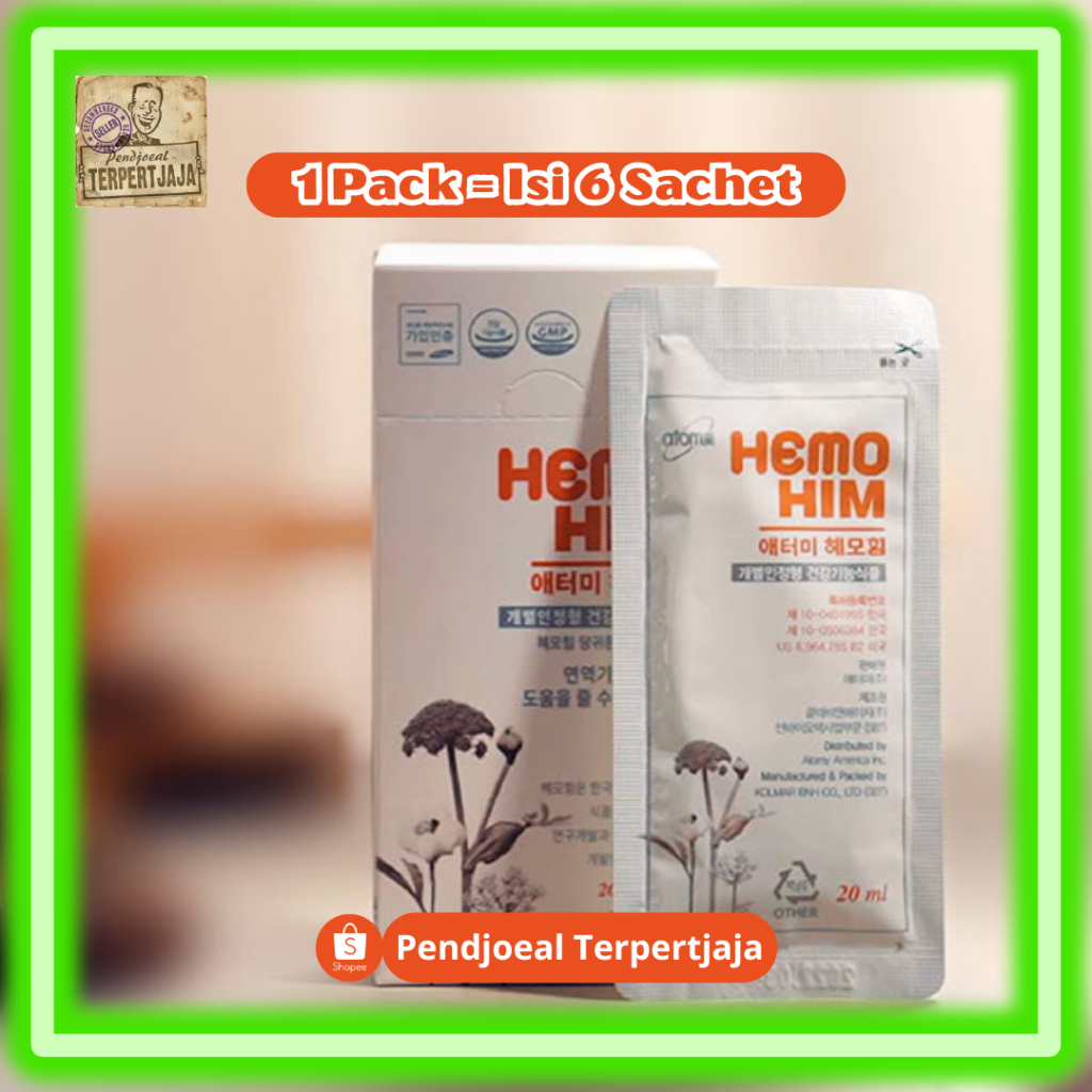 Paket Percobaan Atomy HemoHIM Isi 6 Sachet Original Suplemen Herbal Premium Korea Bantu Jaga Stamina