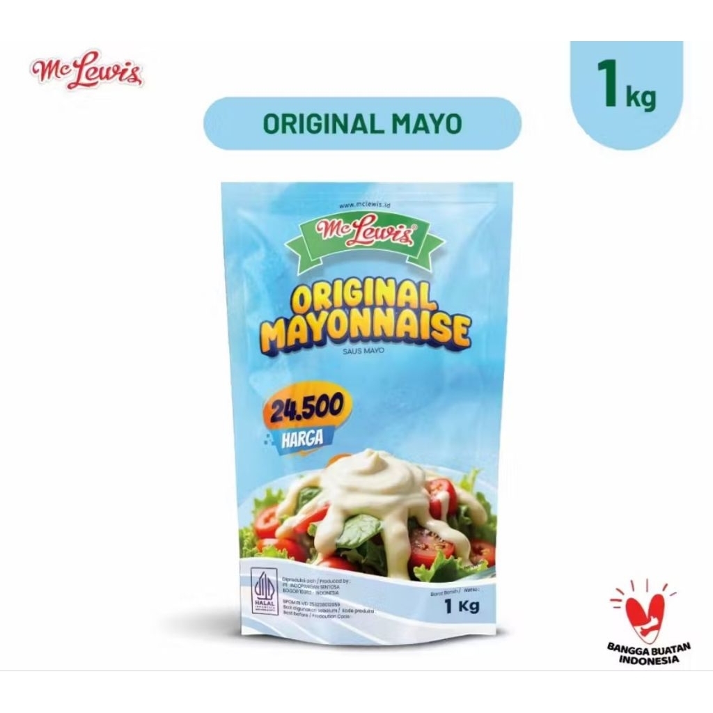 Mc Lewis Original Mayonnaise 1kg Mc Lewis Mayonnaise Original 500gram