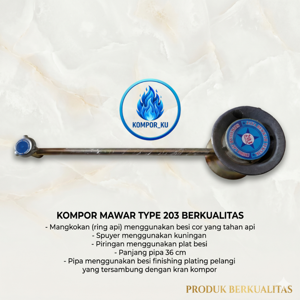 Kompor Mawar 203 / Kompor Semawar 203 / kompor / kompor jos / kompor mawar / kompor semawar / mawar 