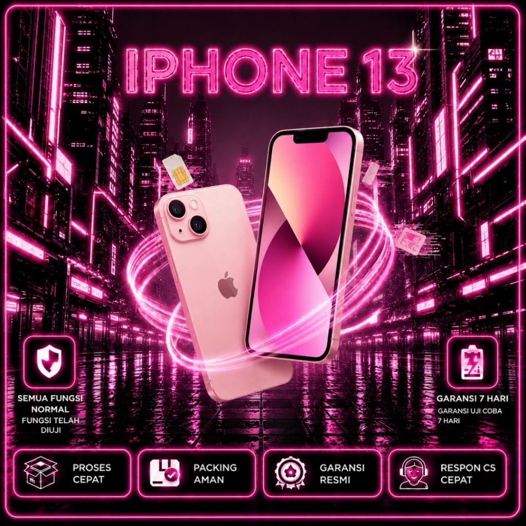 iPhone 13 128GB Second 5G Unlocked Mulus Ori