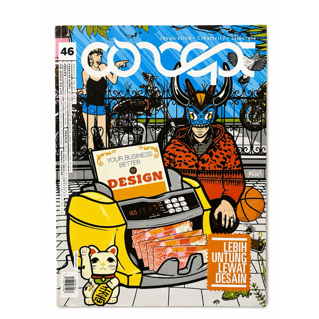 Edisi Buronan #001 | Majalah Concept Original Import – Buronan Para Desainer Grafis