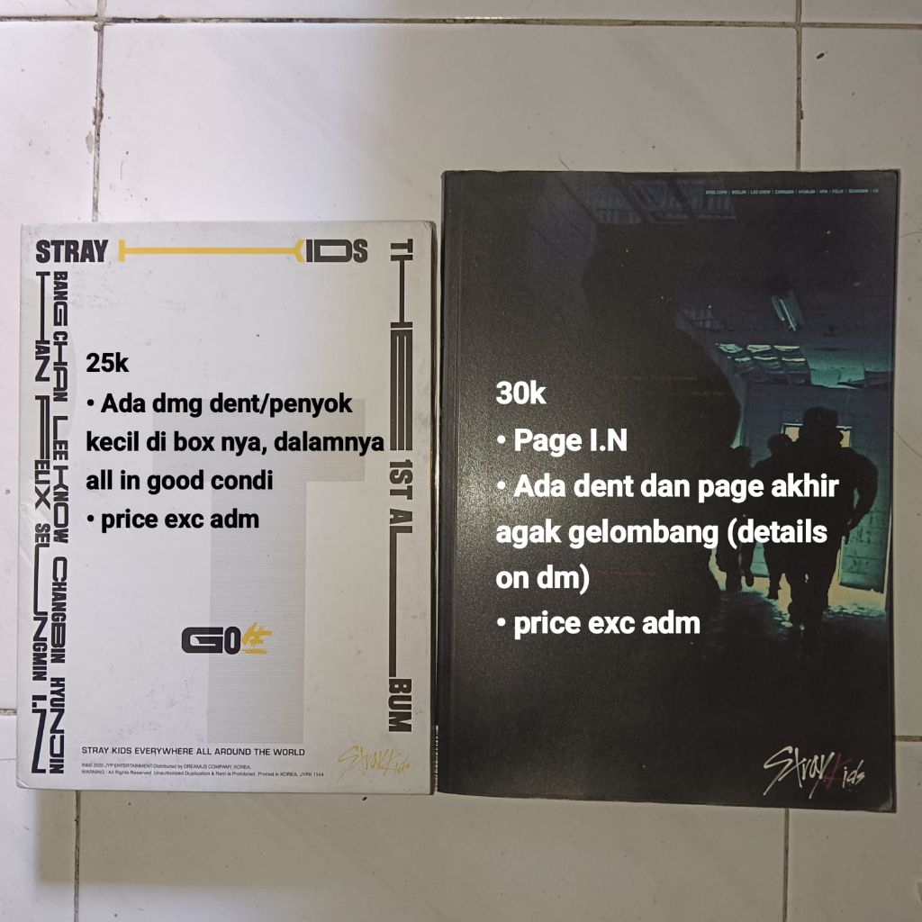 Album only I Am Not IMN Go Live Stray Kids SKZ Official