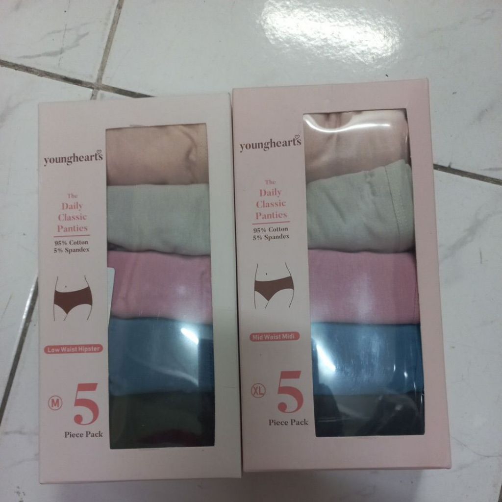 YOUNG HEARTS PANTY PACK KATUN ( sale )