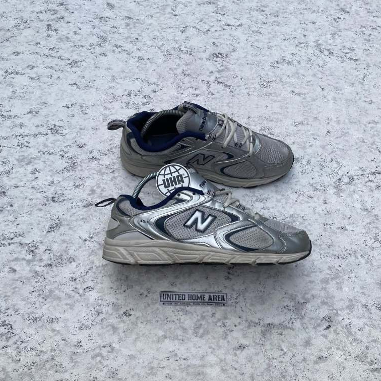 Sepatu N*w Balance 408 'Silver Indigo' ML408N Second Original Guarantee