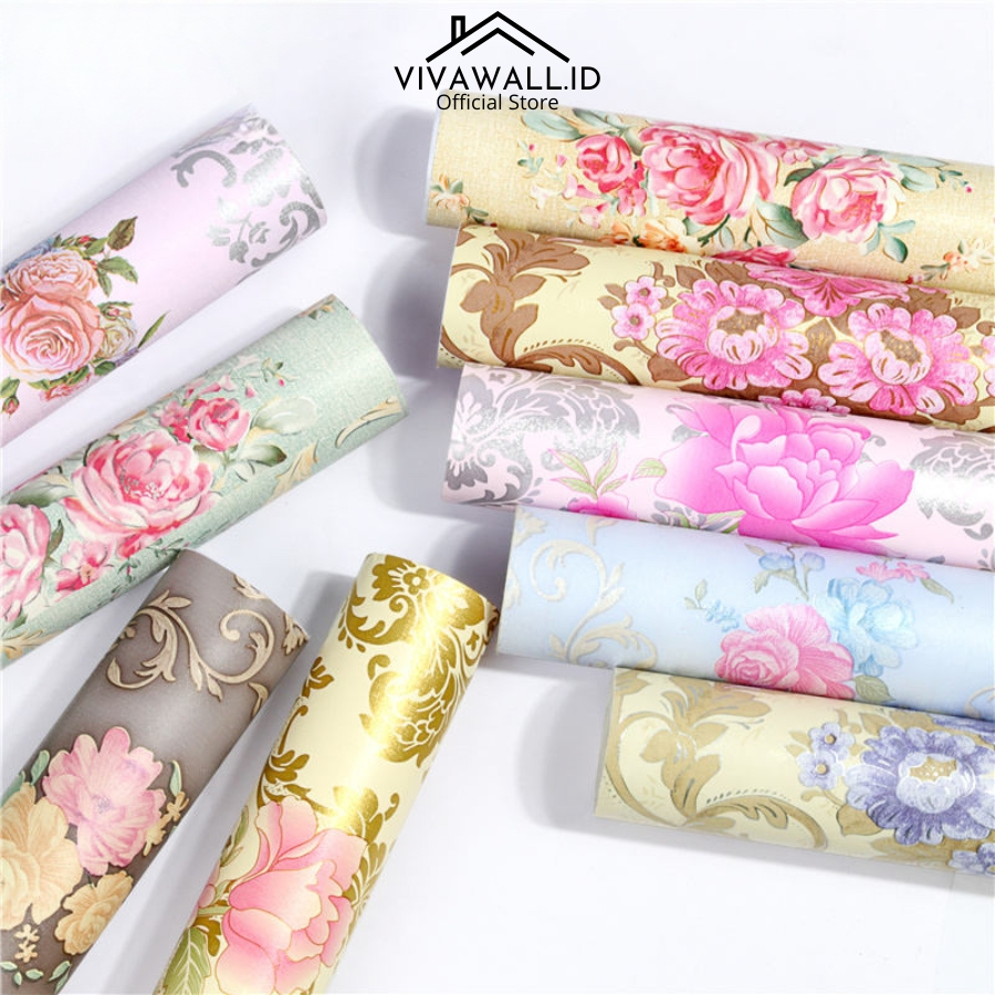 Wallpaper Dinding Stiker Vintage Batik Classic Mewah Luxury COD Klasik Old Money CY GH039 GH023 GH02