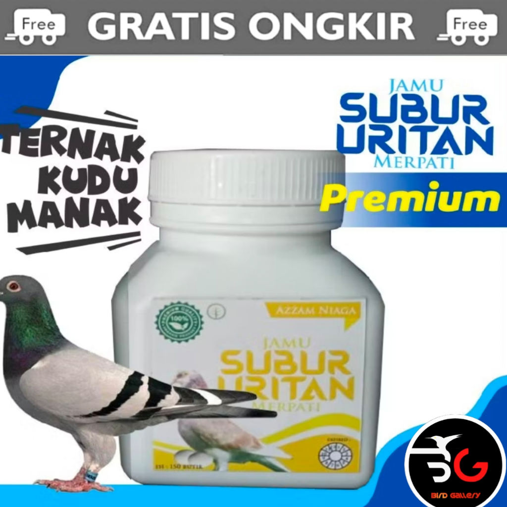 JAMU SUBUR URITAN MERPATI ISI 150 BUTIR