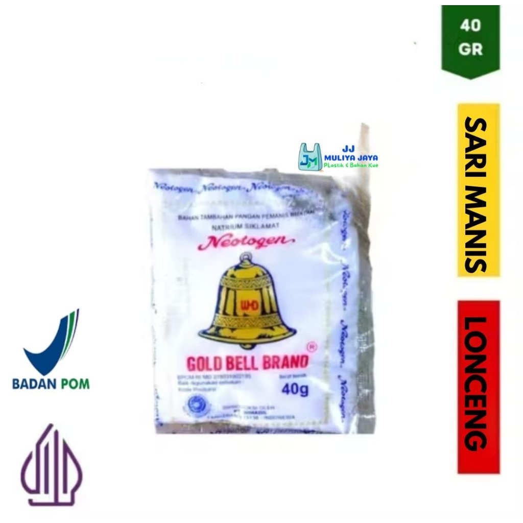 Sari Manis Cap LONCENG 40 Gram (Per Bks)