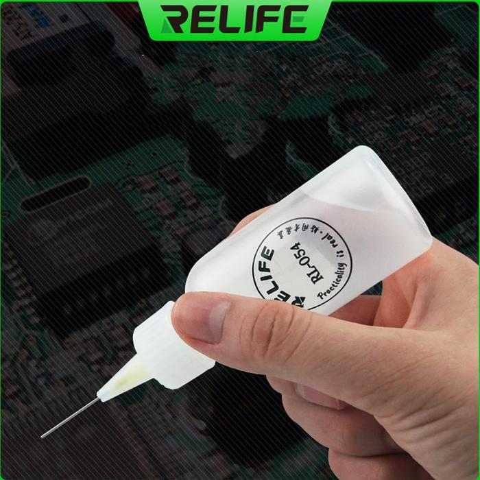 Relife RL-054 Botol Songka 50ML Dispenser Flux Solder Pasta Cairan IPA Alkohol Anti Bocor Servis HP