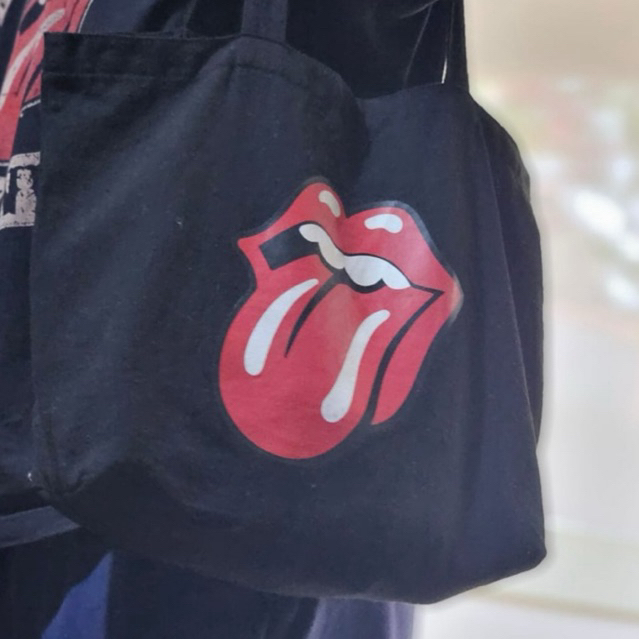 Topi Tote Bag Rolling Stones Official Second Original