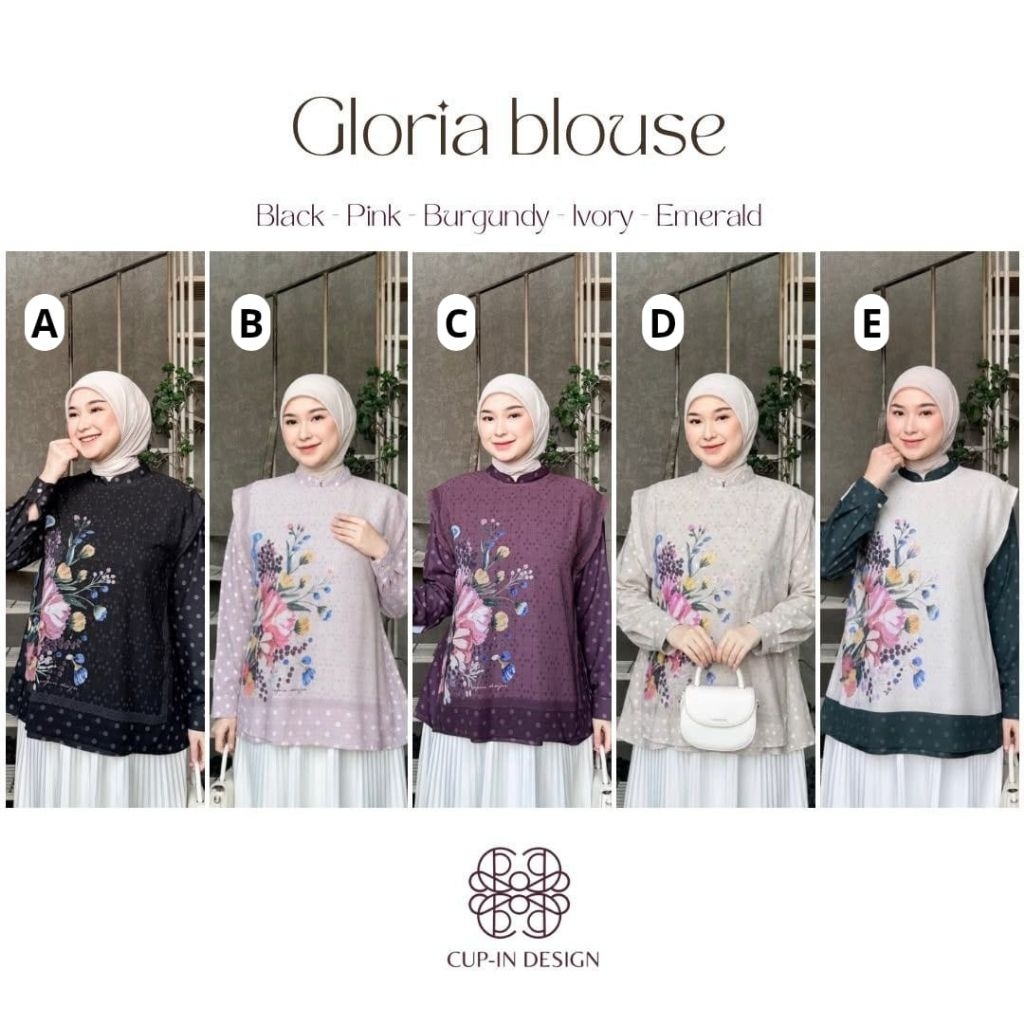 Gloria blouse by Cup-in design
