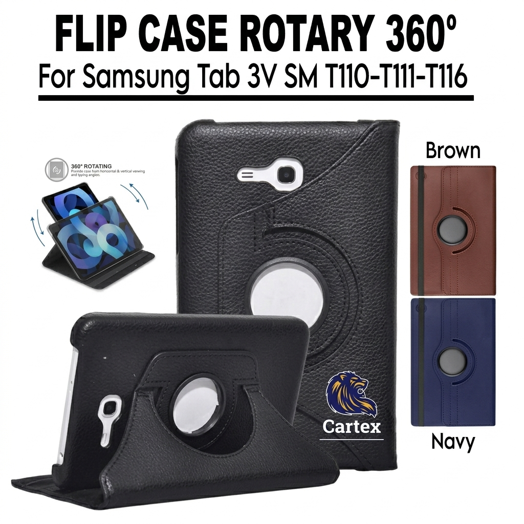 Case Rotary Samsung Tab 3V 3 lite / T110 / T111 / T116 / case Samsung Tab 3V / case Samsung Tab 3 li