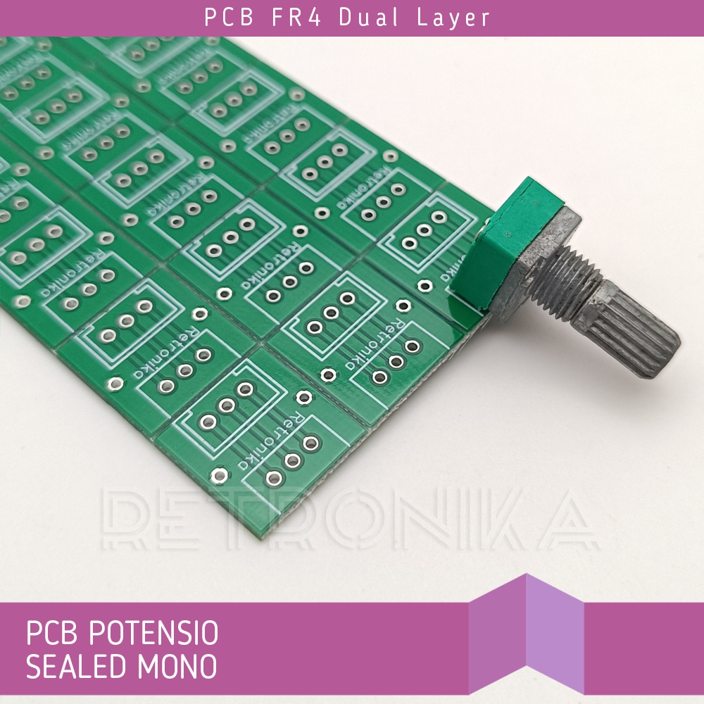 Pcb Potensio Sealed Mono - Dual Layer