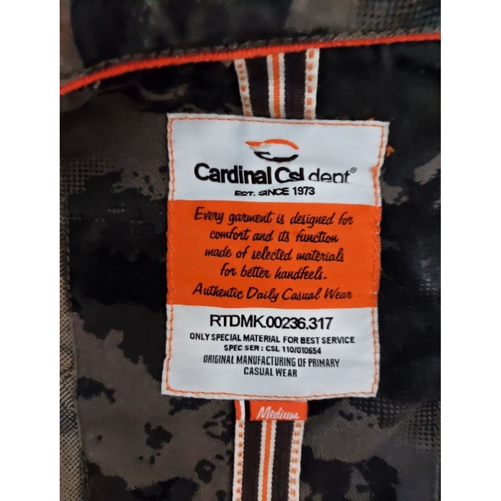 PRELOVED Cardinal Casual Jacket Camo Army Original Size M
