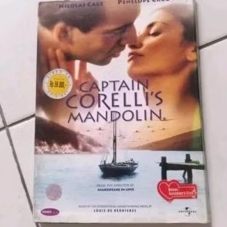 VCD ORIGINAL CAPTAIN CORELI'S  MANDOLIN FEAT NICOLAS CAGE TEKS INDONESIA