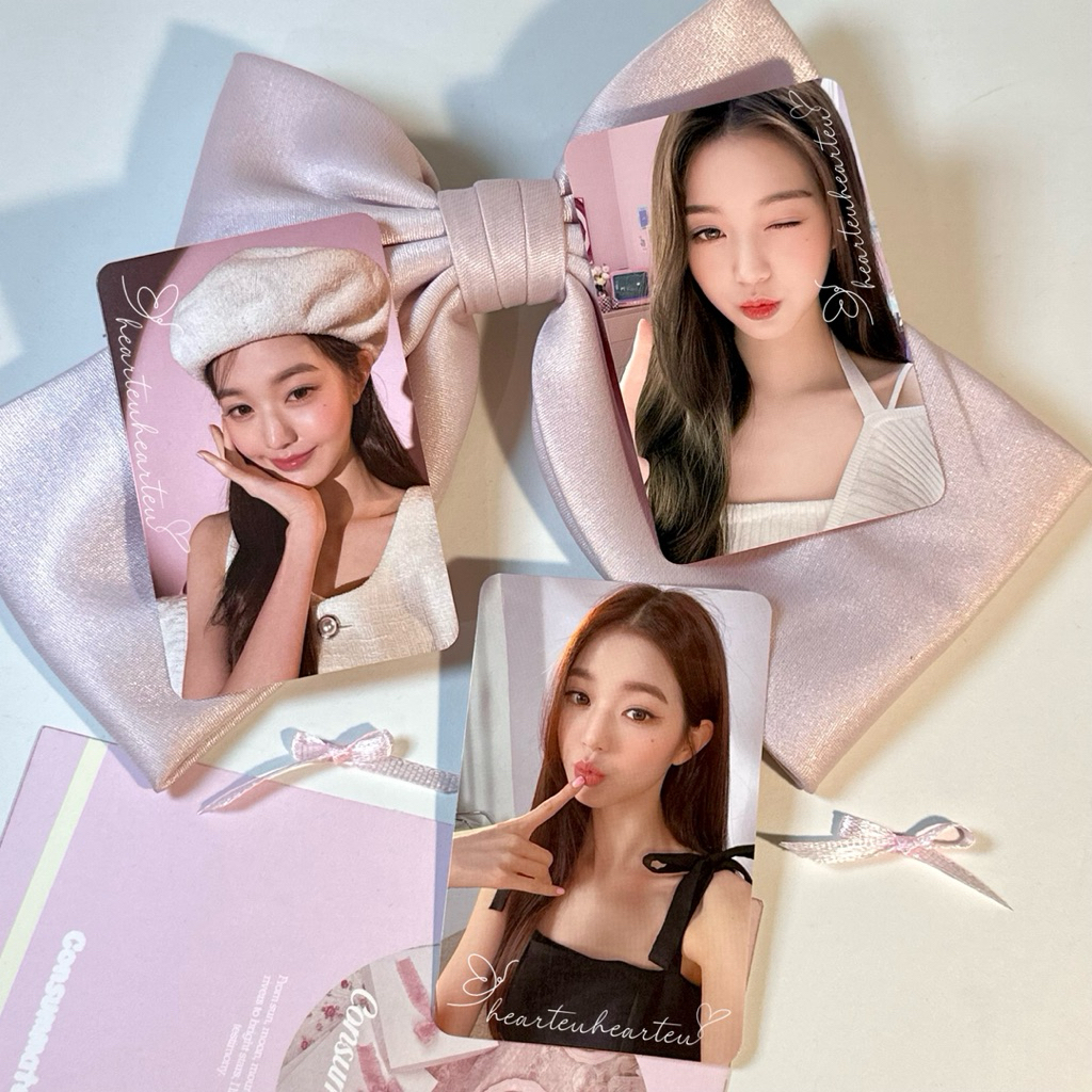 hearteuhearteu — [READY STOCK] IVE Jang Wonyoung Official Photocard x Hapa Kristin Round 1.0 & 2.0 B