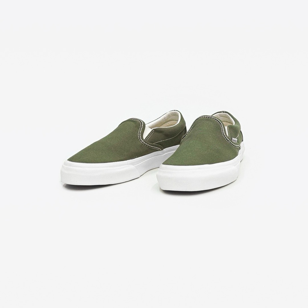 NOBRAND Sepatu NoBrand Slip On Selop Olive Green Original Made In Indonesia