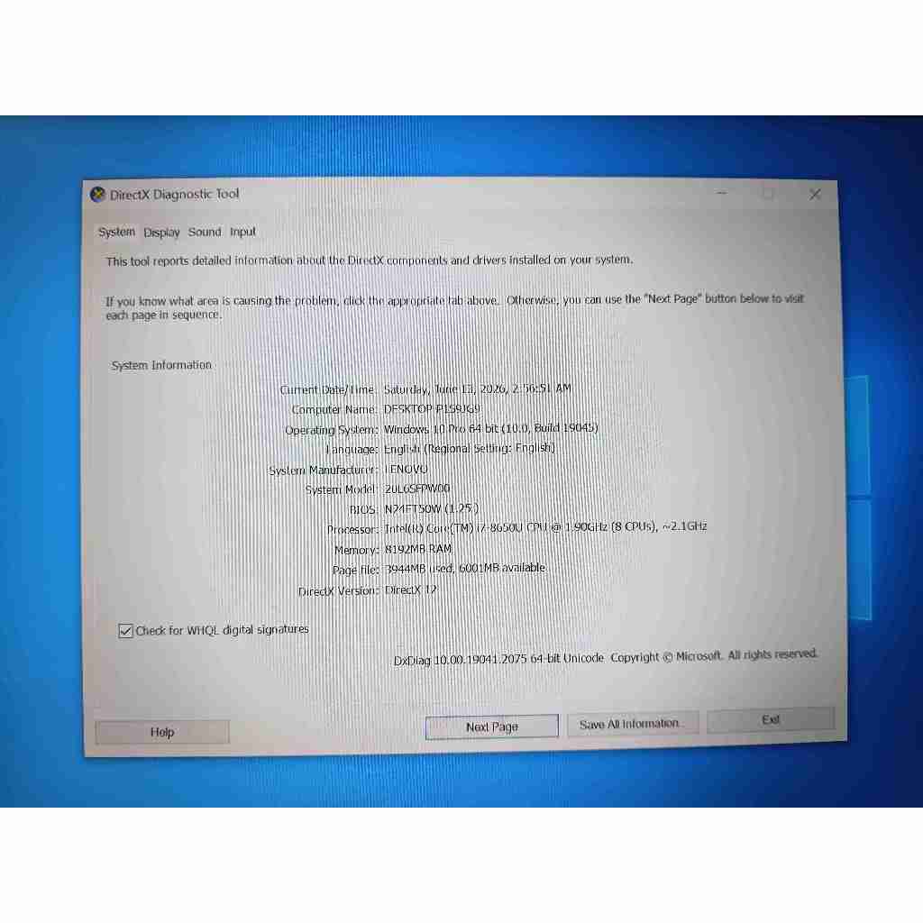 LENOVO THINKPAD T480 I7 GEN8/8/256   BL