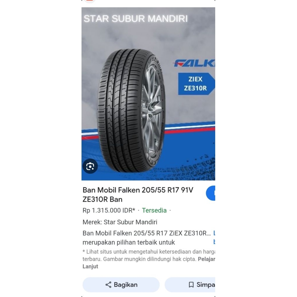 Ban mobil Falken