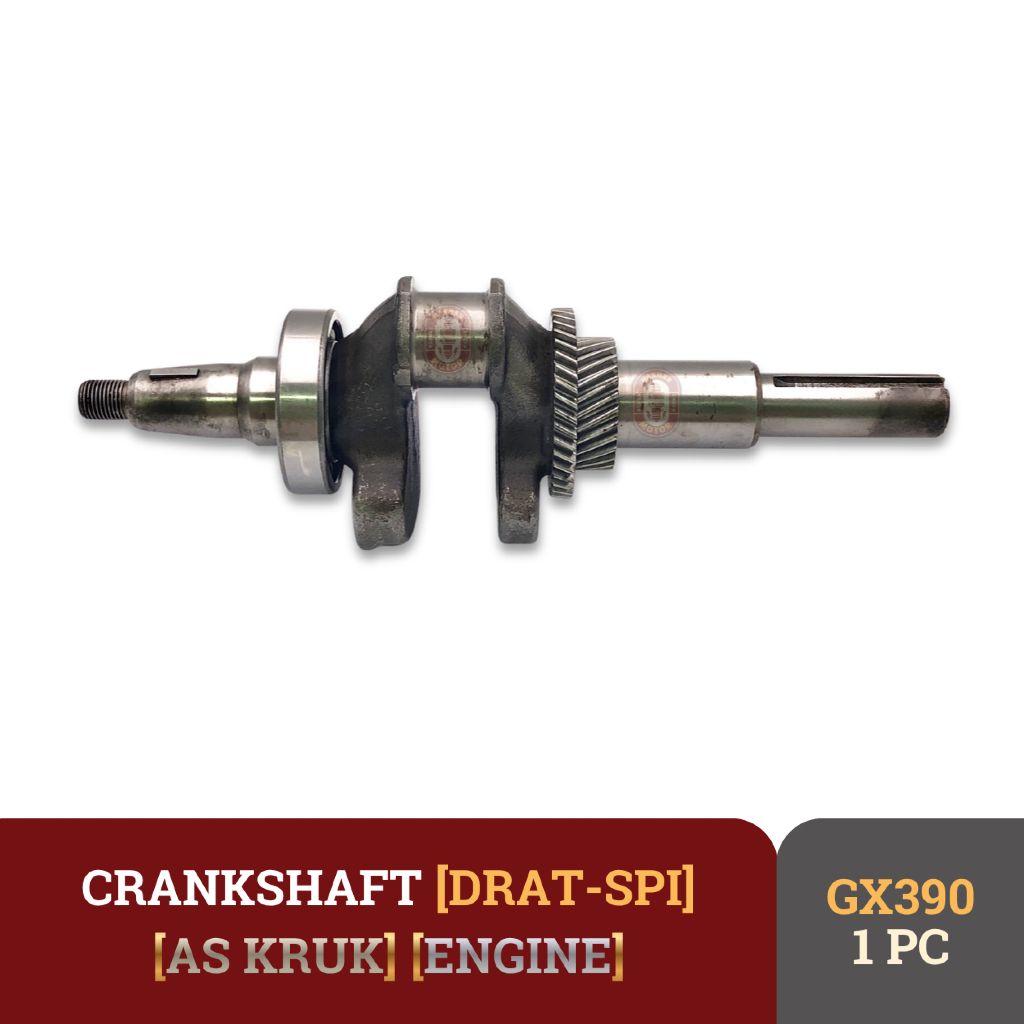 CRANKSHAFT GX390 13HP KRUK AS DRAT SPI MESIN PENGGERAK GX390