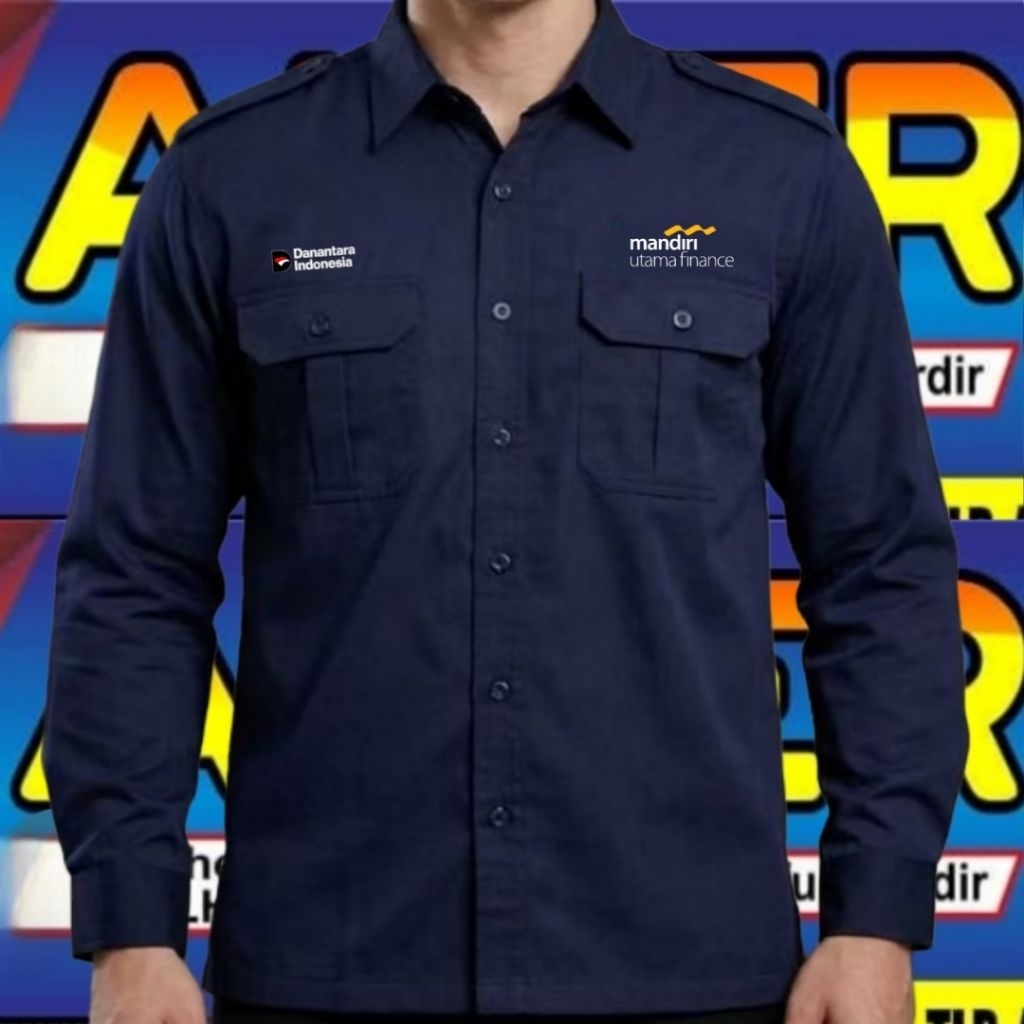 kemeja danantara mandiri utama finance baju mandiri utama finance seragam mandiri utama finance Pdh 