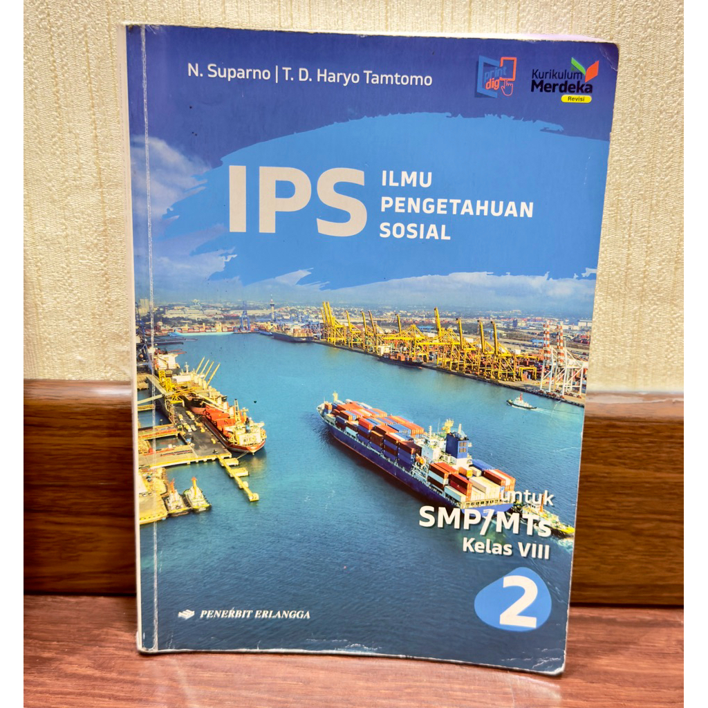 IPS SMP 2 Erlangga KUMER (REVISI) - N. Suparno | T.D. Haryo Tamtomo (Bekas)
