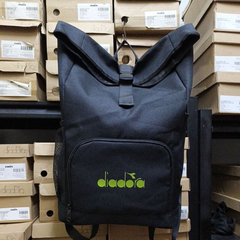 Tas Ransel Backpack Diadora Pacino black original resmi sport station