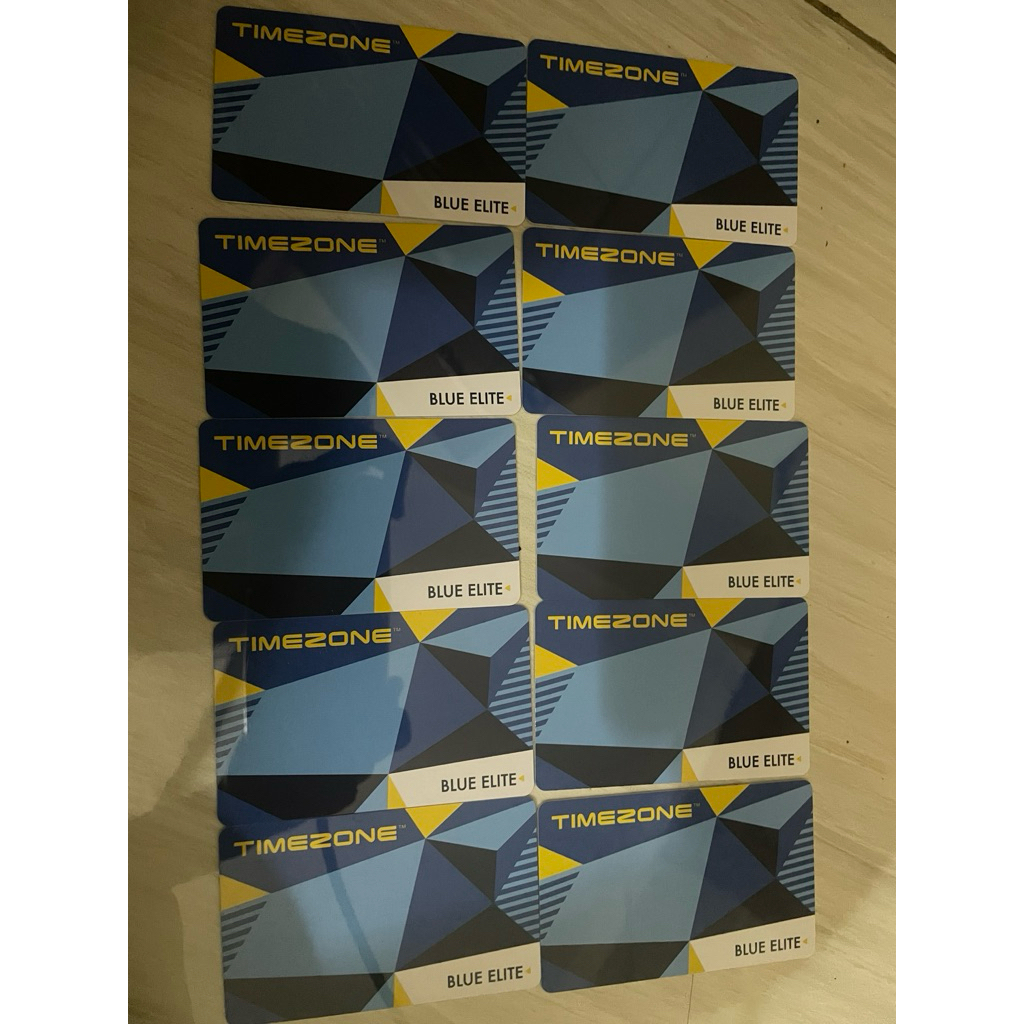 BLUE ELITE CARD TIMEZONE POWERCARD 200 TIZO | KARTU TIMEZONE 200 TIZO setara Rp 200.000