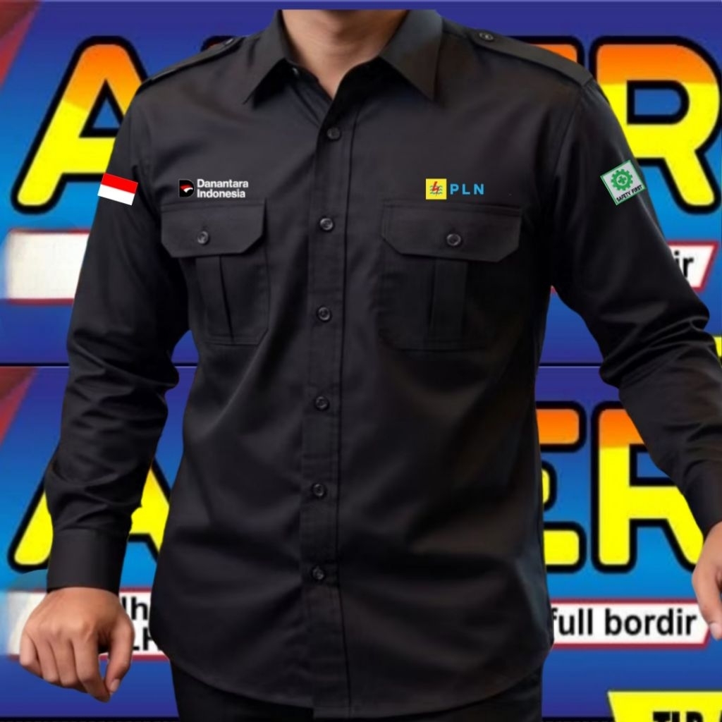 kemeja BUMN PLN baju BUMN PLN seragam BUMN PLN Pdh BUMN PLN Kemeja kerja BUMN PLN baju kerja BUMN PL