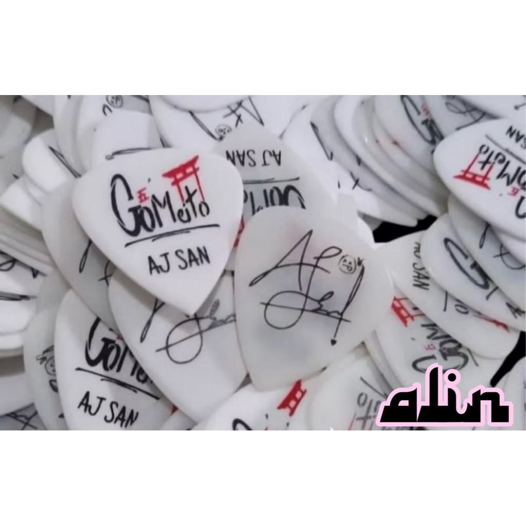 Pick Guitar Custom Nama Sendiri (50 pcs)
