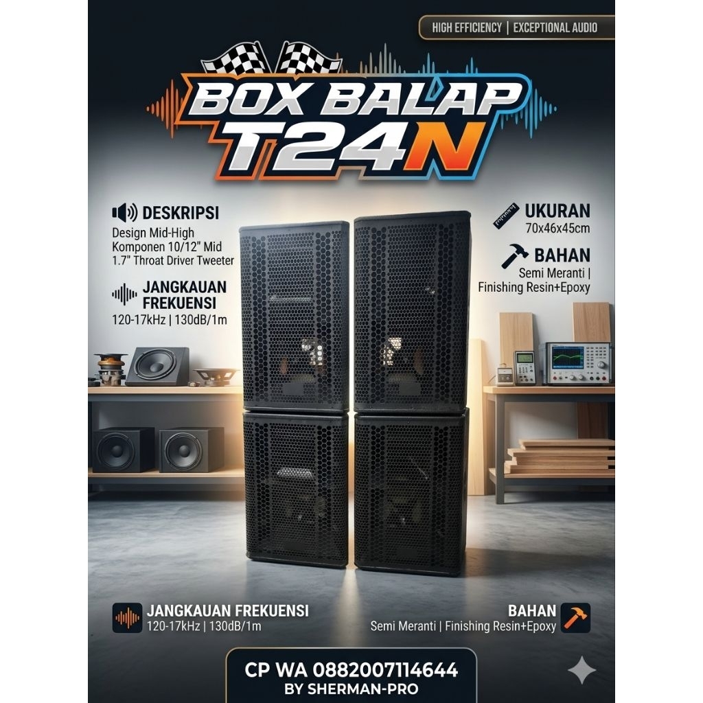 BOX BALAP T24N custom