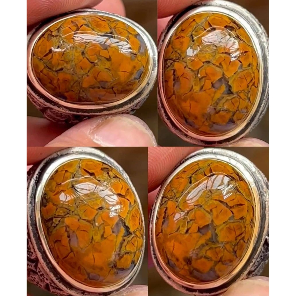 BATU CINCIN NATURAL NOGOSUI CEPLOK SERAT EMAS AJIB SUPER