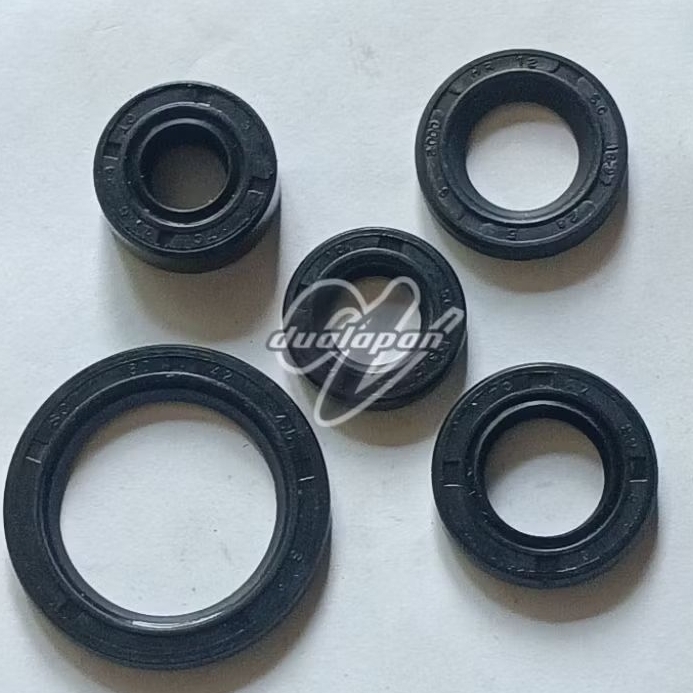 seal Sil oil mesin Set Honda C70 C700 C800 C 70 700 800 ( 5pcs )