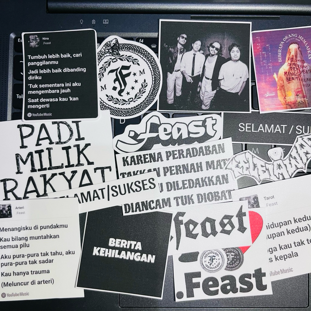 [15PCS] STICKER FEAST ISI 15 STICKER