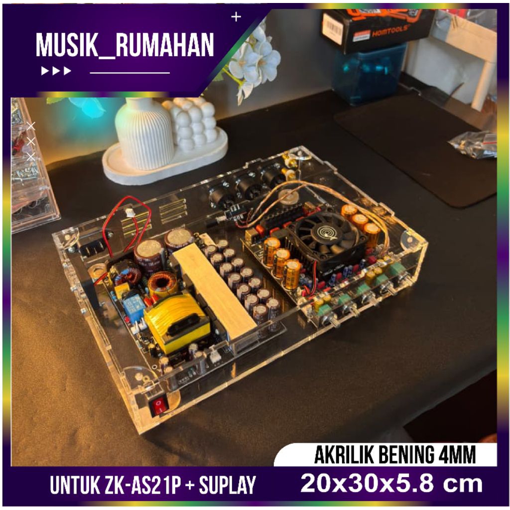 box zk-as21p akrilik 4mm sesuai poto