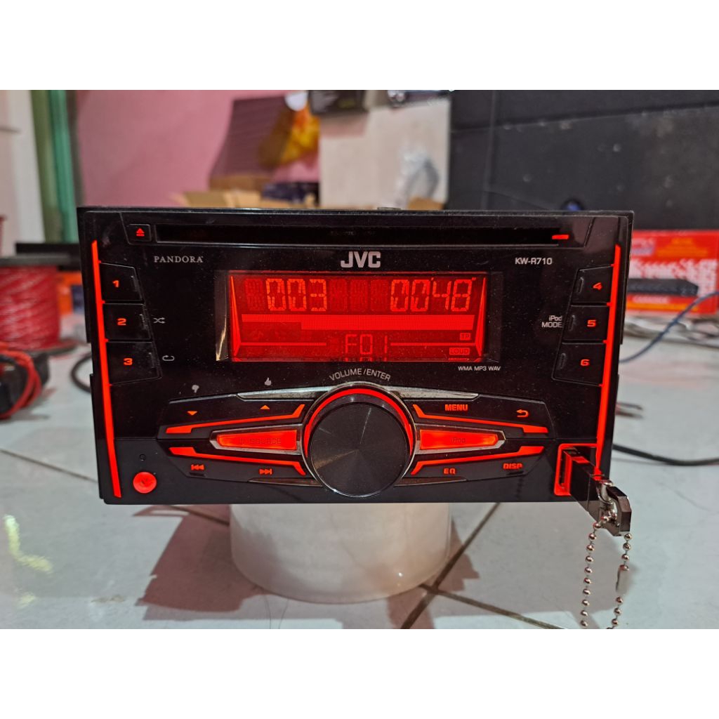 Head unit jvc copotan honda brio