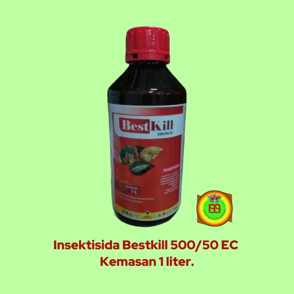 Insektisida Bestkill 500/50 EC, Kemasan 1 liter.