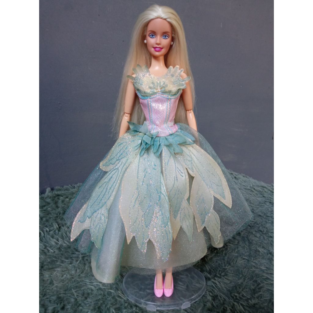 Gaun Barbie Swan Lake Odette Ori Tag preloved / bekas ( Hanya gaun) + admin ( mau nego cantik boleh)