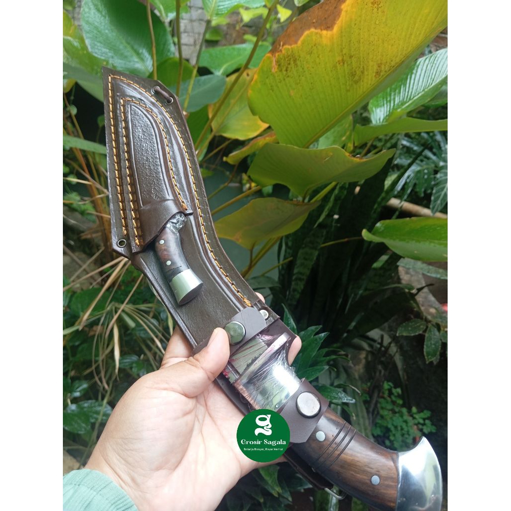 Pisau kukri untuk survival baja per premium fulltang