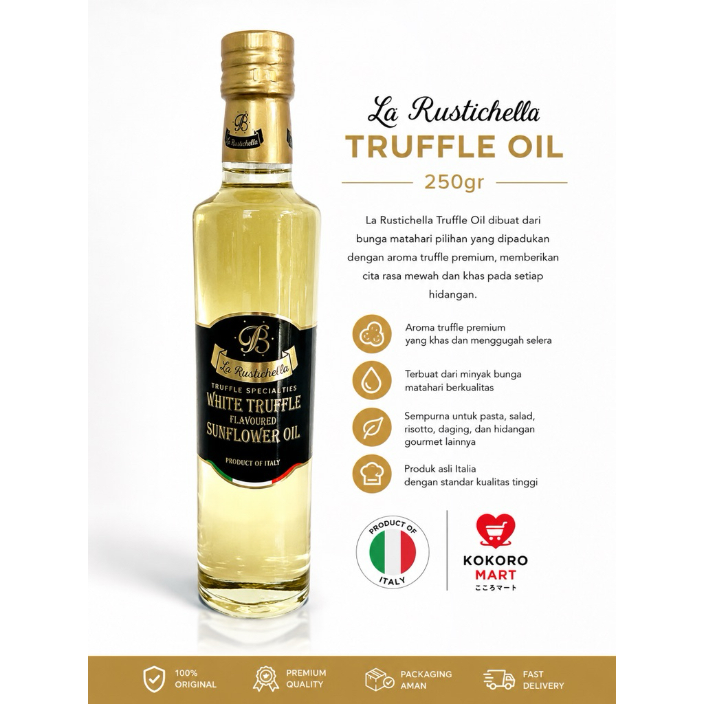 La Rustichella White Truffle Oil Halal 250gr