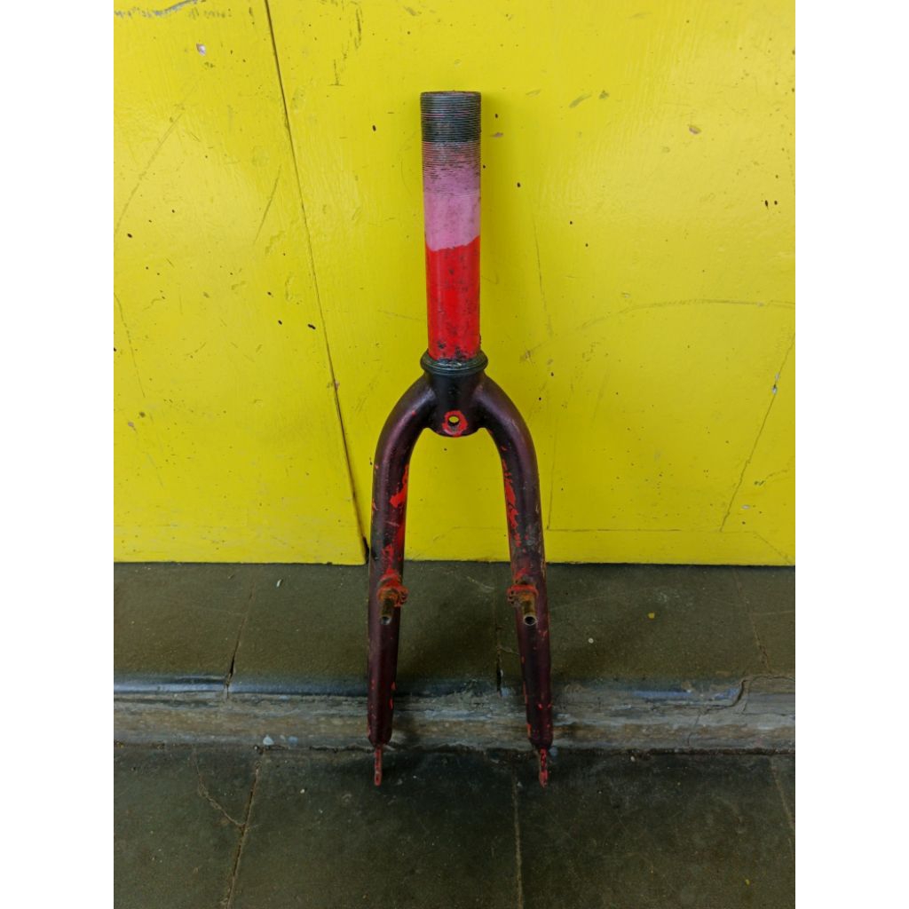 fork sepeda lipat 20 model lurus oversize second layak